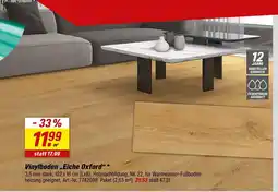 toom Baumarkt Vinylboden eiche oxford Angebot