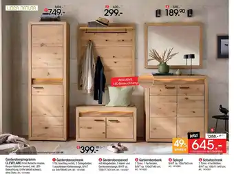 Zurbrüggen Linea natura garderobenschrank Angebot