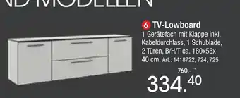 Zurbrüggen Tv-lowboard Angebot