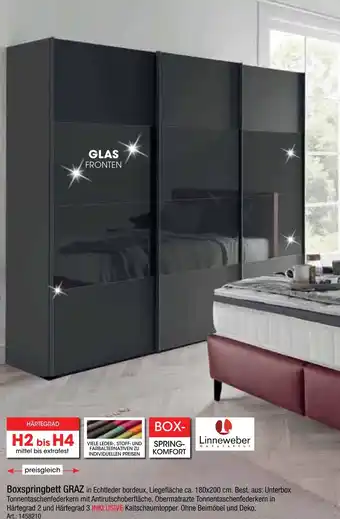 Zurbrüggen Linneweber boxspringbett graz Angebot
