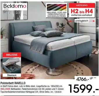 Zurbrüggen Beldomo polsterbett ravello Angebot