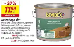 toom Baumarkt Bondex bangkirai-öl Angebot