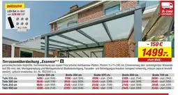 toom Baumarkt Terrassenüberdachung essence 300 cm breite, 250 cm tiefe Angebot