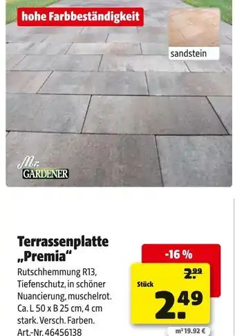 Hagebau Mr. gardener terrassenplatte 'premia' Angebot