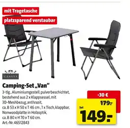 Hagebau Casaya camping-set van Angebot