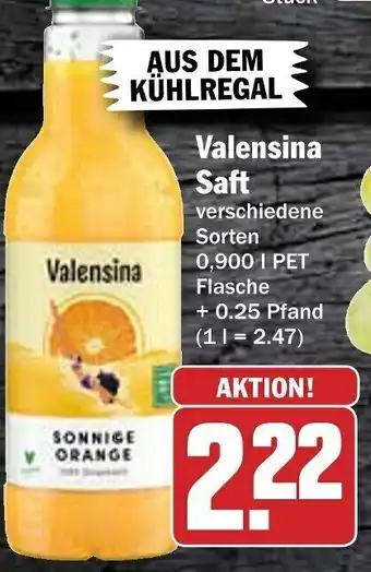 HIT Ullrich Valensina Saft 0,900L Angebot