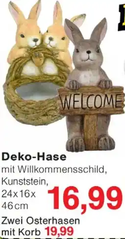 Wiglo Wunderland Deko-Hase Angebot