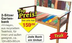 Wiglo Wunderland 2-Sitzer Gartenbank Angebot