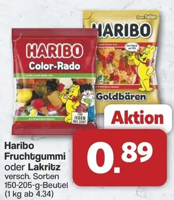 Famila Nord West Haribo Fruchtgummi oder Lakritz Angebot