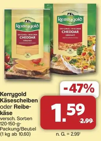 Famila Nord West Kerrygold Käsescheiben oder Reibekäse Angebot