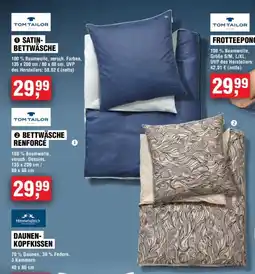 Handelshof TOM TAILOR SATIN- BETTWÄSCHE Angebot