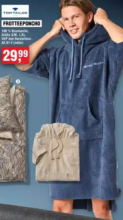Handelshof TOM TAILOR FROTTEEPONCHO Angebot
