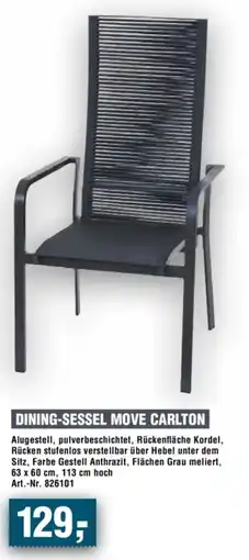 Handelshof Siena GARDEN DINING-SESSEL MOVE CARLTON Angebot
