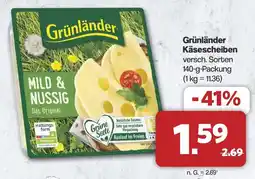 Famila Nord West Grünländer Käsescheiben Angebot