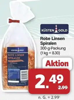 Famila Nord West KÜSTEN GOLD ROTE LINSEN SPIRALEN Angebot
