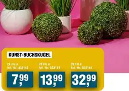 Handelshof KUNST-BUCHSKUGEL Angebot