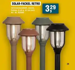 Handelshof SOLAR-FACKEL RETRO Angebot