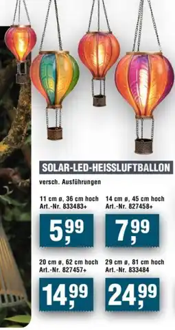 Handelshof SOLAR-LED-HEISSLUFTBALLON Angebot