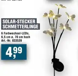 Handelshof SOLAR-STECKER SCHMETTERLINGE Angebot