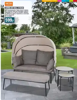Handelshof Siena GARDEN LOUNGE-SET BALI, 4-TEILIG Angebot