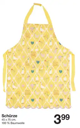 Zeeman Schürze 45 x 75 cm. Angebot