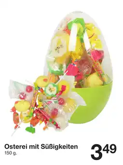 Zeeman Osterei mit Süßigkeiten Angebot