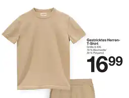 Zeeman Gestricktes Herren- T-Shirt Angebot
