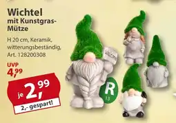 Sonderpreis Baumarkt Wichtel mit Kunstgras- Mütze Angebot