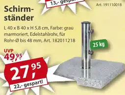 Sonderpreis Baumarkt Schirmständer Angebot