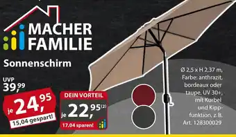 Sonderpreis Baumarkt Sonnenschirm Angebot