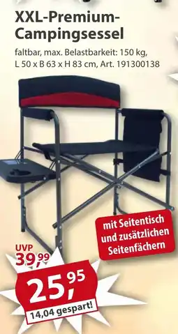 Sonderpreis Baumarkt XXL-Premium- Campingsessel Angebot
