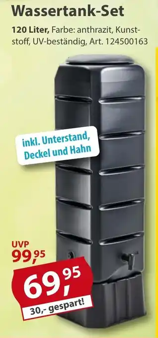 Sonderpreis Baumarkt Wassertank-Set Angebot