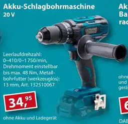 Sonderpreis Baumarkt GERMANIA Akku-Schlagbohrmaschine 20 V Angebot
