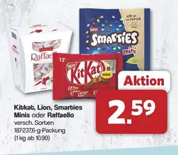 Famila Nord West Kitkat, Lion, Smarties Minis oder Raffaello Angebot