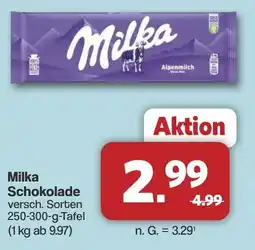 Famila Nord West Milka Schokolade Angebot