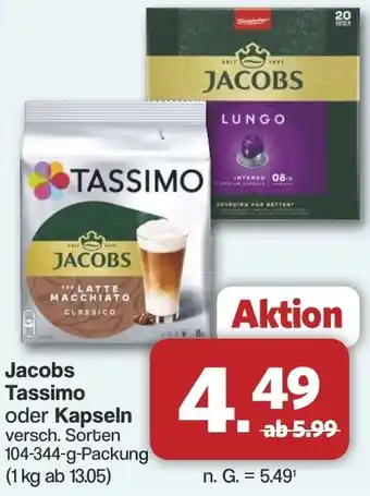 Famila Nord West Jacobs Tassimo oder Kapseln Angebot