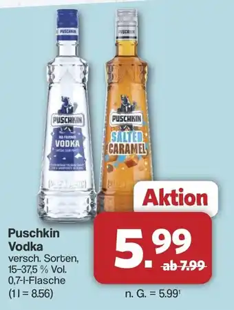 Famila Nord West Puschkin Vodka Angebot
