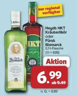 Famila Nord West Heydt HKT Kräuterlikör oder Fürst Bismarck Angebot