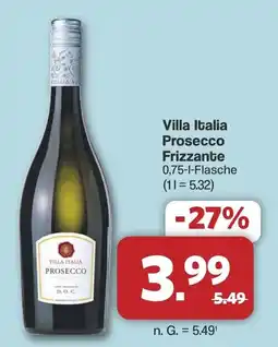 Famila Nord West Villa Italia Prosecco Frizzante Angebot