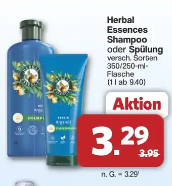 Famila Nord West Herbal Essences Shampoo oder Spülung Angebot