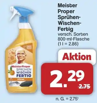 Famila Nord West Meister Proper Sprühen Wischen Fertig Angebot