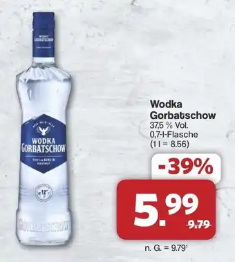 Famila Nord West Wodka Gorbatschow Angebot