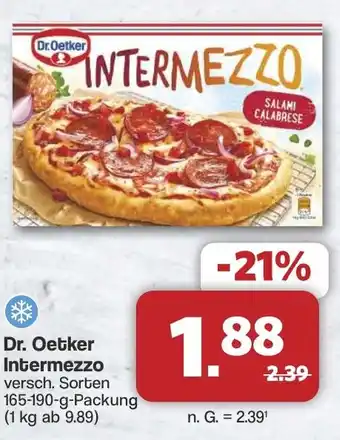 Famila Nord West Dr. Oetker Intermezzo Angebot
