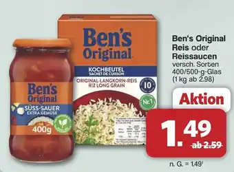 Famila Nord West Ben's Original Reis oder Reissaucen Angebot