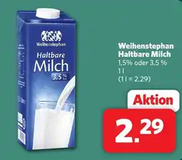 Famila Nord West Weihenstephan Haltbare Milch Angebot