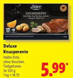 Lidl Deluxe Knusperente Angebot