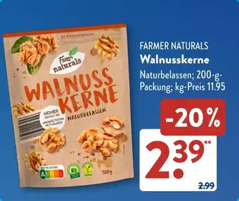 Aldi Süd FARMER NATURALS Walnusskerne Angebot