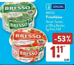 Aldi Süd BRESSO Frischkäse Angebot