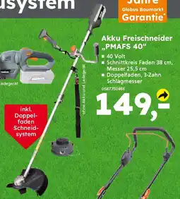 Globus Baumarkt PRIMASTER Akku Freischneider ,,PMAFS 40" Angebot