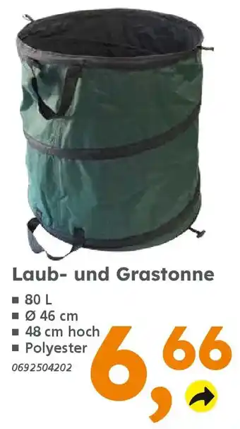 Globus Baumarkt Laub- und Grastonne Angebot
